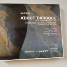 CDs de Música: ABOUT BAROQUE - GOTTFRIED VON DER GOLTZ- NEUE KOMPOSITIONEN FÜR DAS- 2CD,S