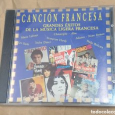 CDs de Música: CANCION FRANCESA. GRANDES EXITOS DE LA MUSICA LIGERA FRANCESA