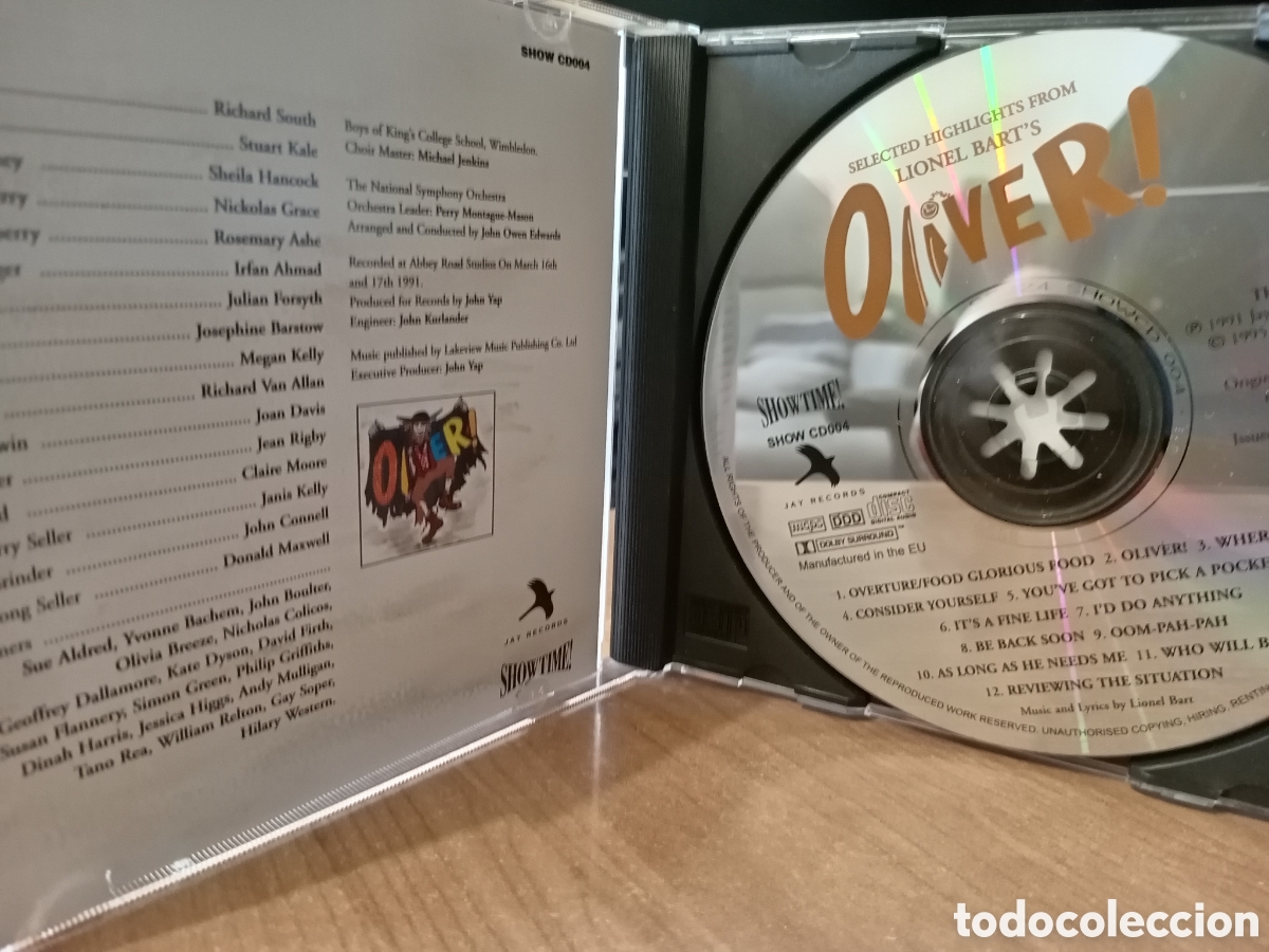 CDs de m&uacute;sica: CD SOUNDTRACK: OLIVER - Foto 2