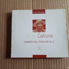CDs de Música: JORGE CAFRUNE - GRANDES DEL FOLKLORE VOL 2 DOBLE CD 2004