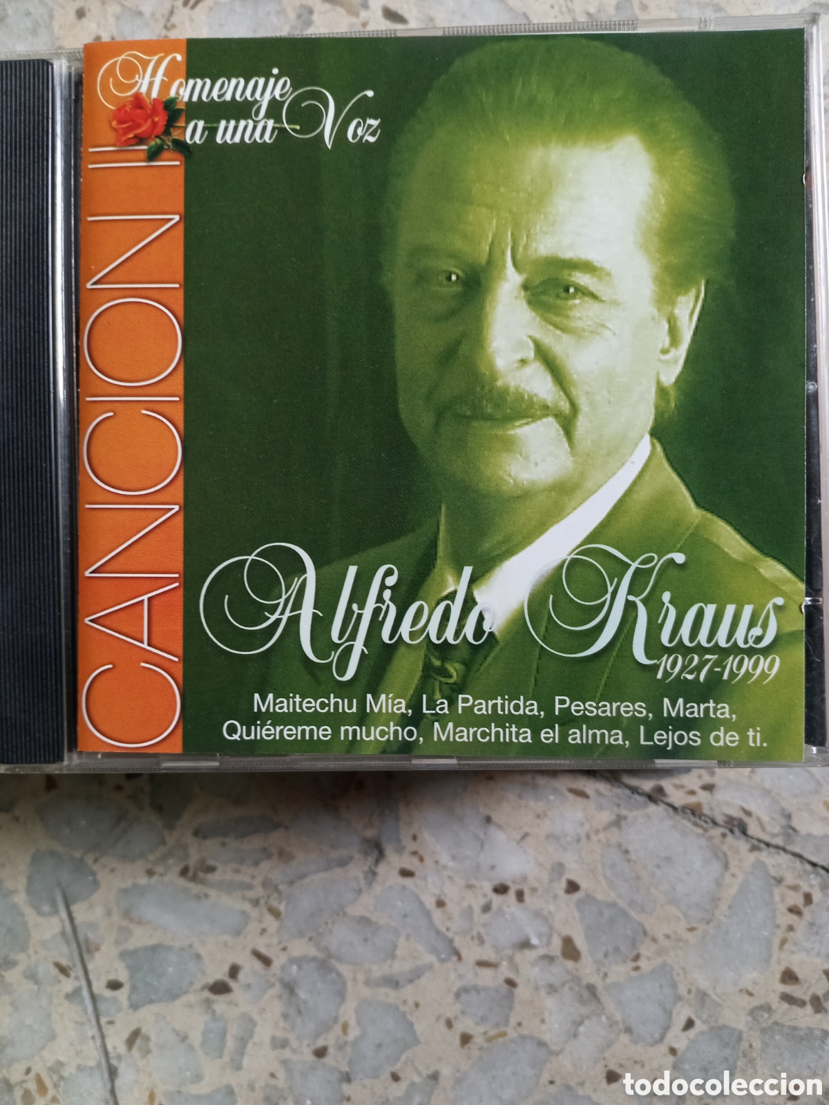Musik-CDs: CD HOMENAJE A UNA VOZ ALFREDO KRAUS CANCION II