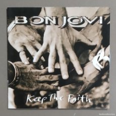 CDs de Música: BON JOVI. KEEP THE FAITH. PORTADA & CD. SIN CAJA. EXCELENTE ESTADO