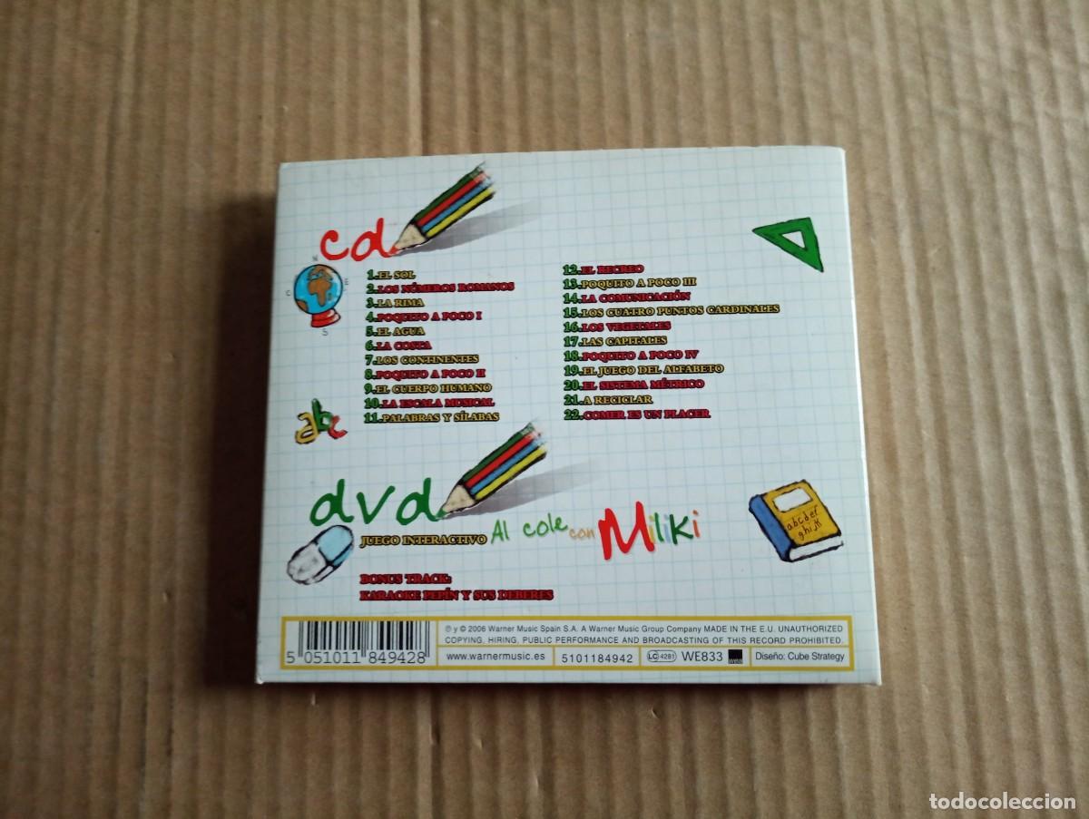 CDs de m&uacute;sica: AL COLE CON MILIKI CD + DVD 2006 - Foto 4