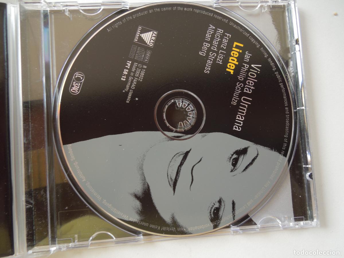CDs de m&uacute;sica: VIOLETA URMANA - JAN PHILIP SCHULZE - LIEDER - CD - Foto 2