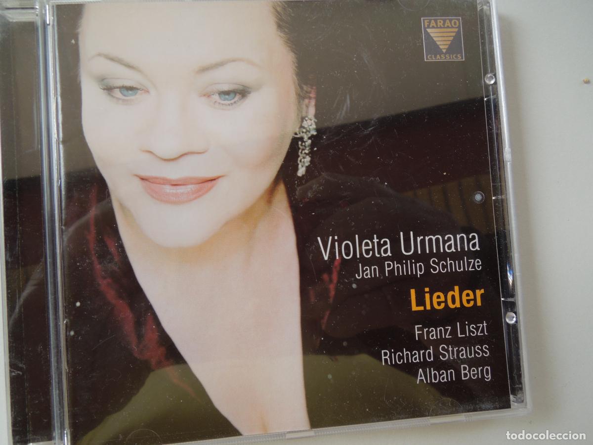 CDs de m&uacute;sica: VIOLETA URMANA - JAN PHILIP SCHULZE - LIEDER - CD - Foto 1