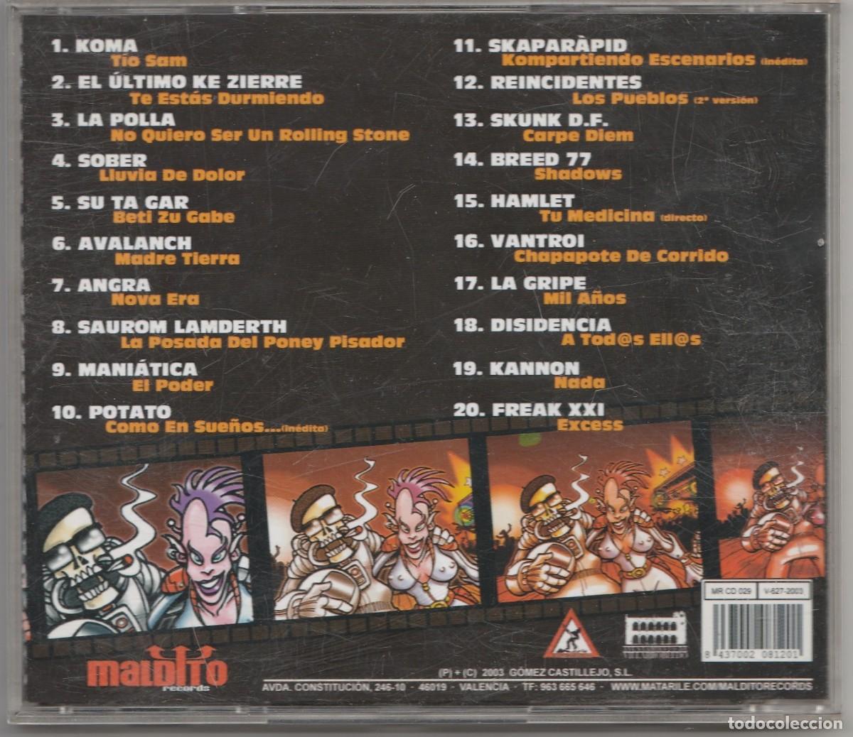 CDs de m&uacute;sica: CD VI&Ntilde;A ROCK 2003 - RECOPILATORIO - Foto 2