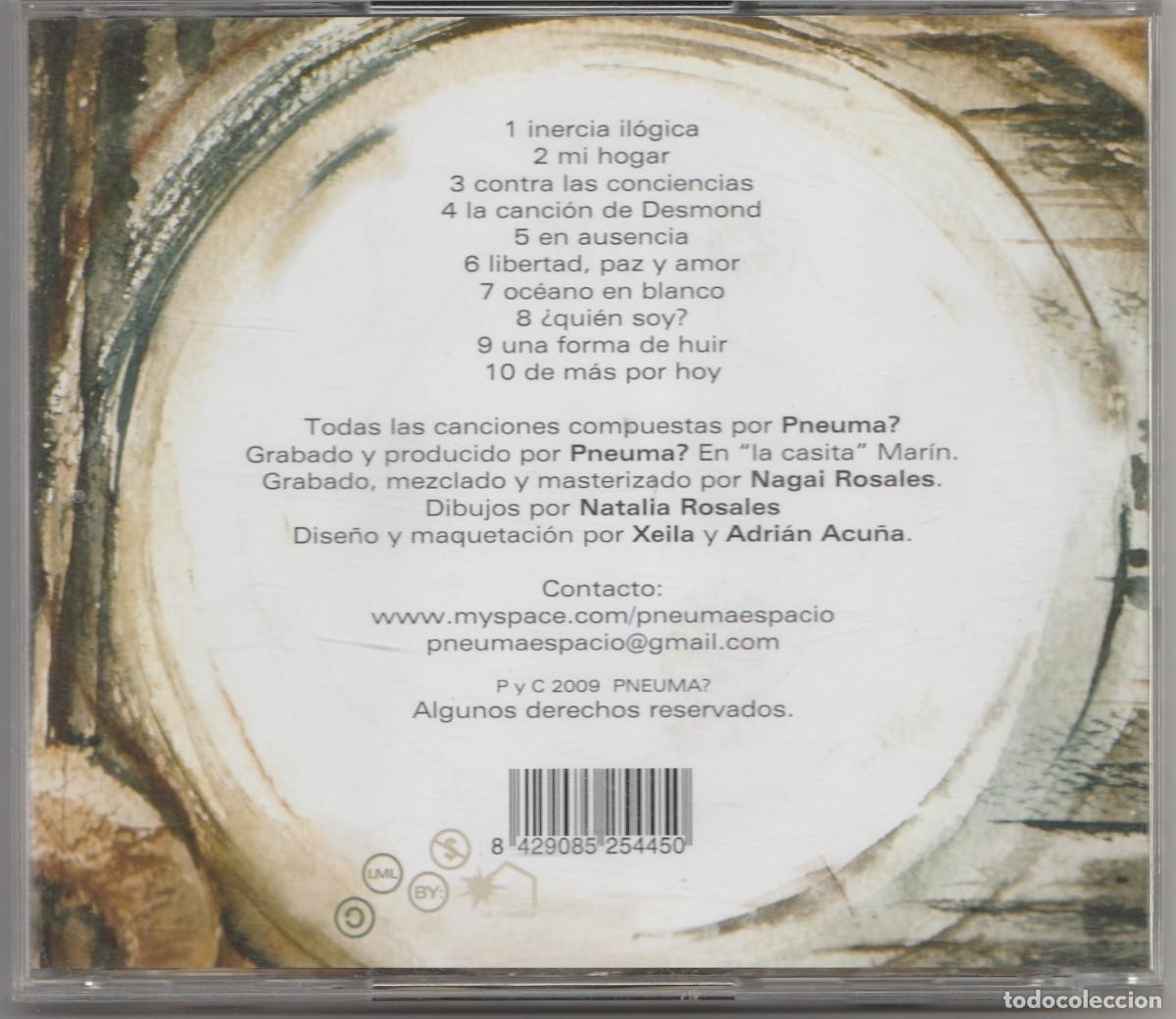 CDs de m&uacute;sica: CD PNEUMA? - OCEANO EN BLANCO - Foto 2