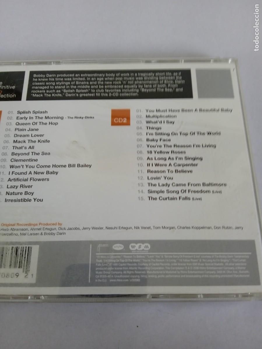 CDs de m&uacute;sica: BOBBY DARIN The Definitive Collection 2 Cds - Foto 4
