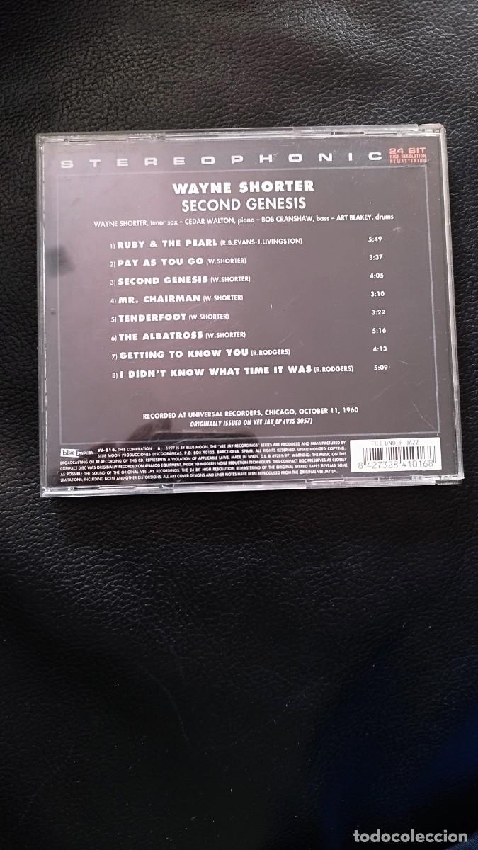 CDs de m&uacute;sica: Wayne Shorter,Second Genesis.Cd - Foto 3