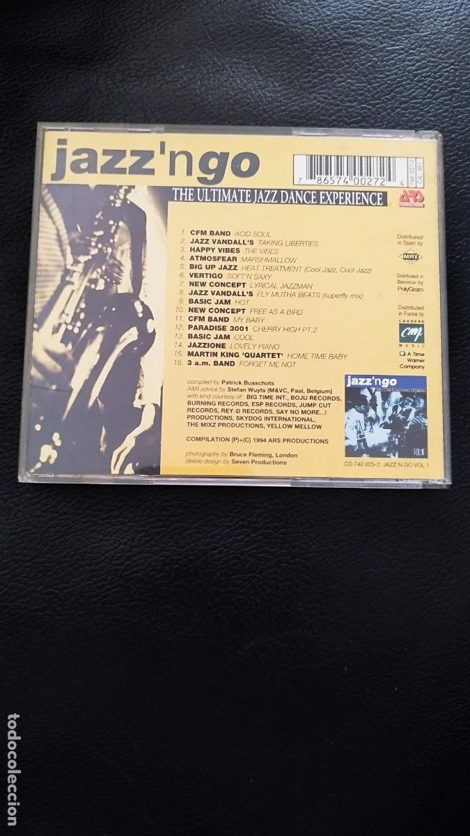 CDs de m&uacute;sica: Various , Jazzy Grooves Vol. 2.Cd - Foto 3