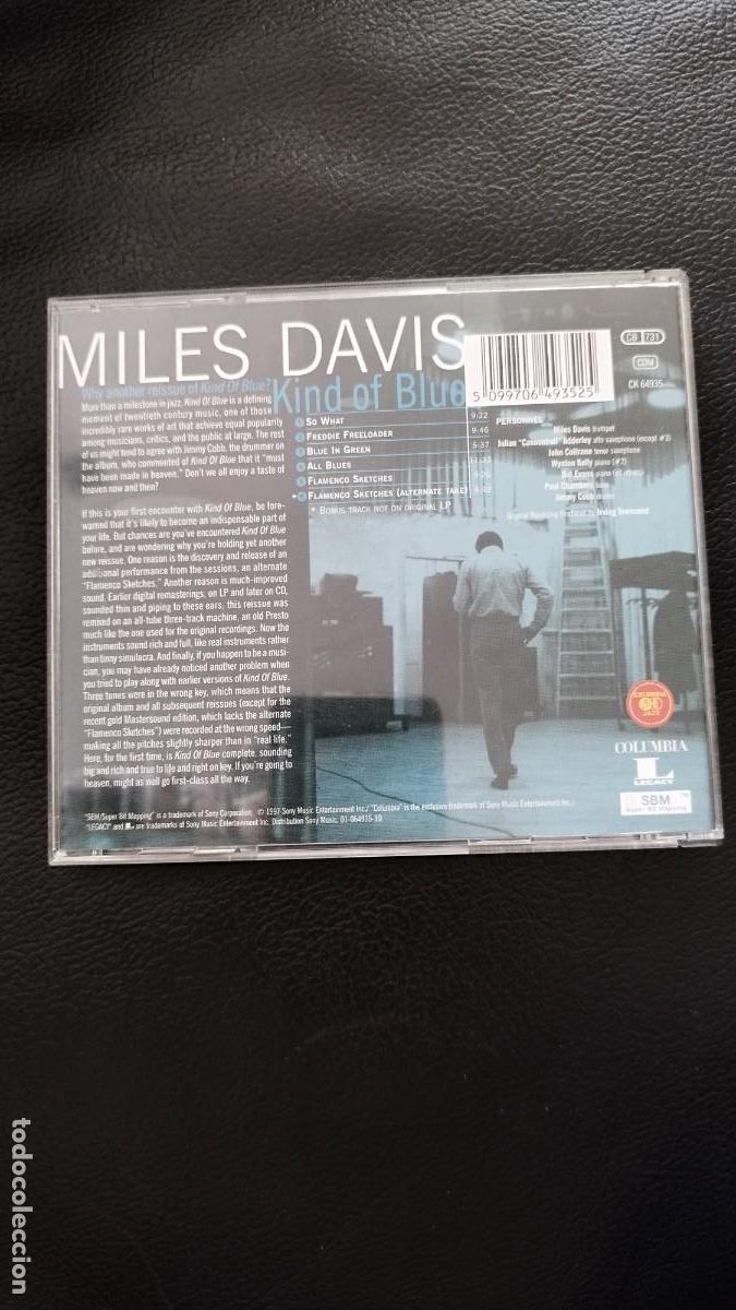 CDs de m&uacute;sica: Miles Davis ,Kind Of Blue.Cd - Foto 3