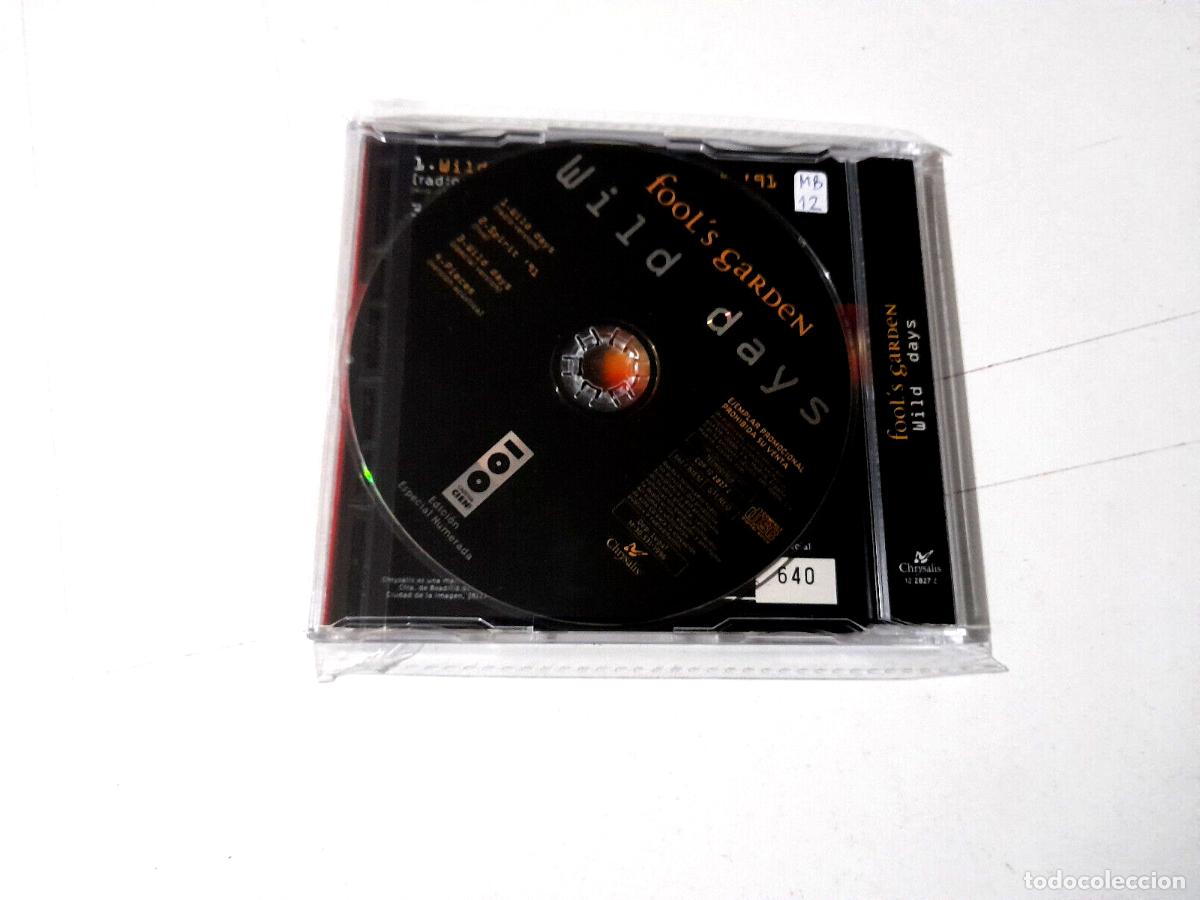 CDs de m&uacute;sica: FOOLS GARDEN &rdquo;WILD DAYS&rdquo; CD SINGLE 4 TRACKS - Foto 2