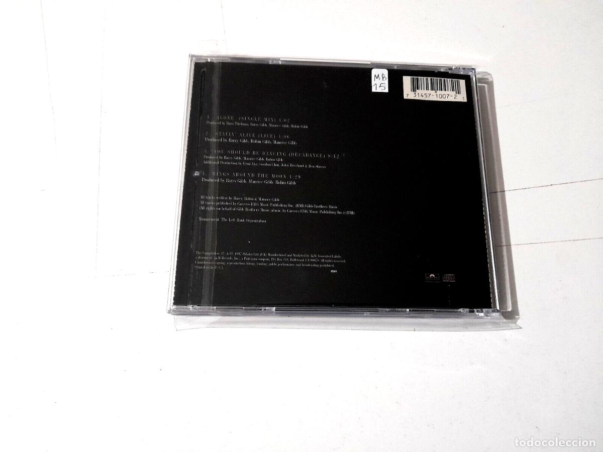 CDs de m&uacute;sica: BEE GEES &rdquo;ALONE&rdquo; CD 4 TRACKS - Foto 2
