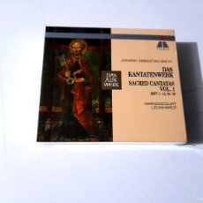 CDs de Música: HARNONCOURT LEONHARDT ”BACH SACRED CANTATAS VOL 1” 6CD+BOOK BOX SET CD DAS KANTA