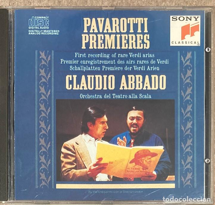 CDs de m&uacute;sica: PAVAROTTI. PREMIERES (0598CD) - Foto 1