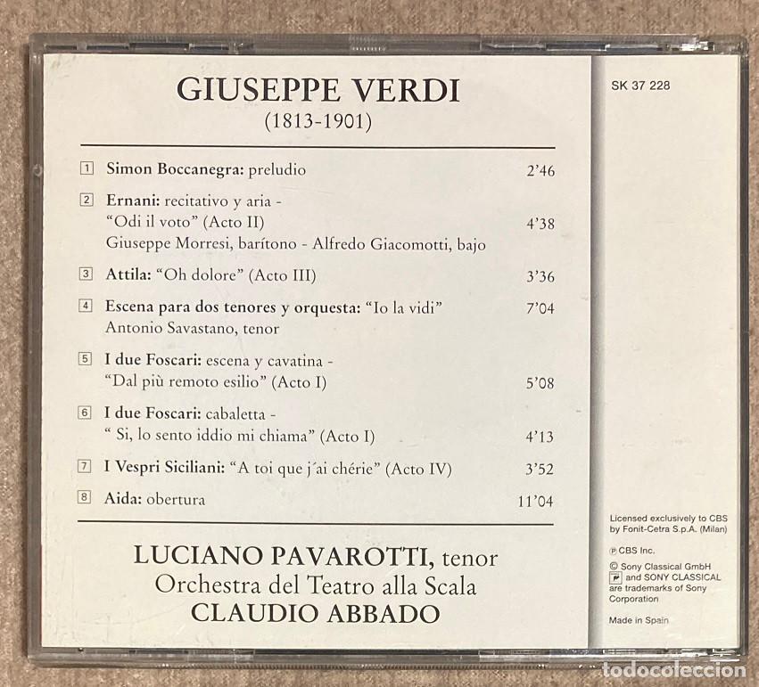 CDs de m&uacute;sica: PAVAROTTI. PREMIERES (0598CD) - Foto 2