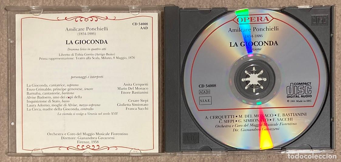 CDs de m&uacute;sica: PONCHIELLI. LA GIOCONDA (0599CD) - Foto 3