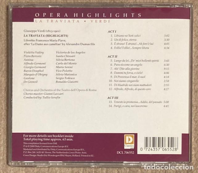 CDs de m&uacute;sica: LA TRAVIATA. VERDI (0602CD) - Foto 2