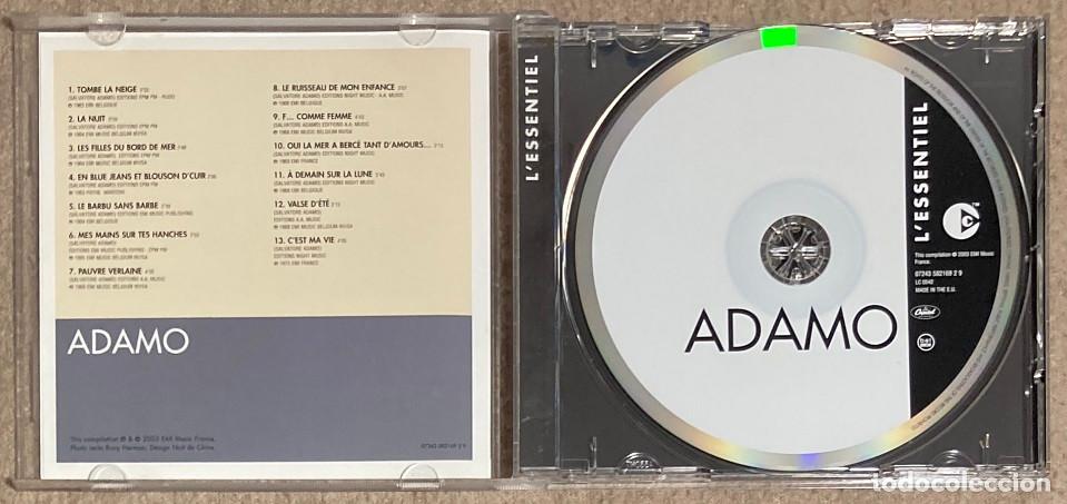 CDs de m&uacute;sica: ADAMO. LESSENTIEL (0607CD) - Foto 3
