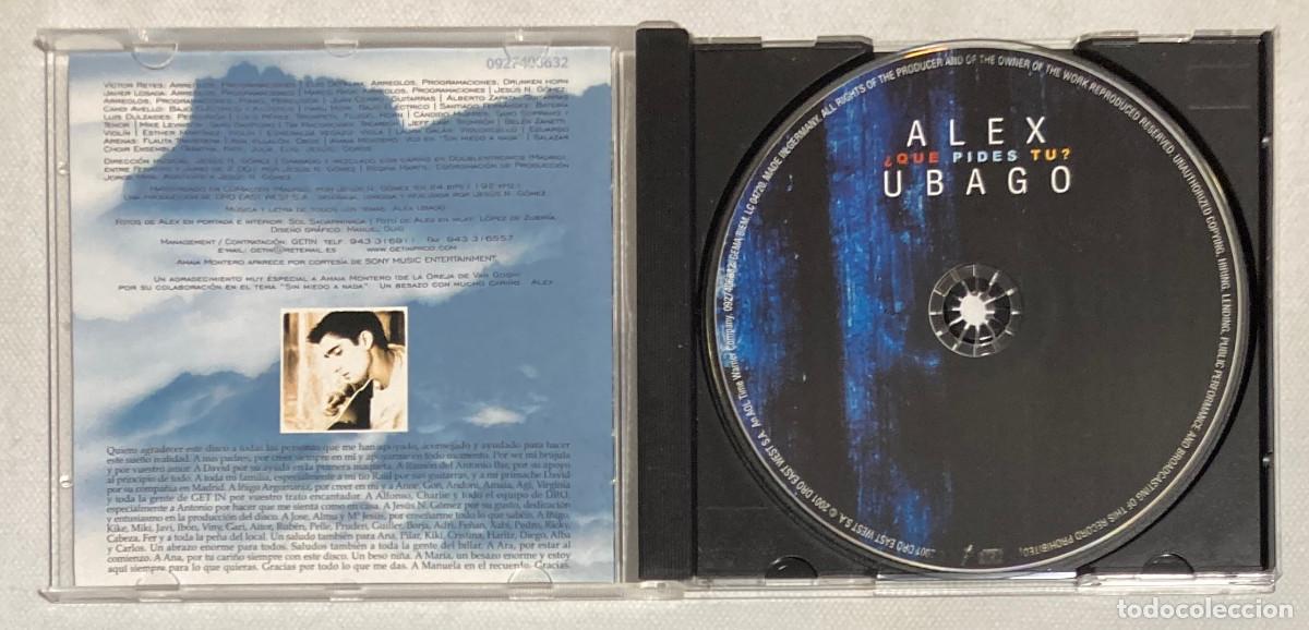 CDs de m&uacute;sica: ALEX UBAGO &iquest;QUE PIDES TU? (0590CD) - Foto 3