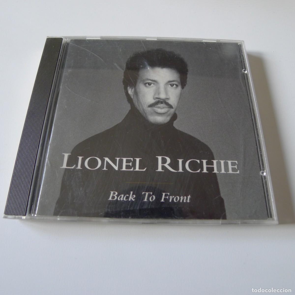 CDs de m&uacute;sica: LIONEL RICHIE - BACK TO FRONT - CD - Foto 1