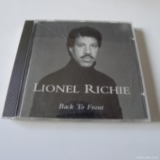 CDs de Música: LIONEL RICHIE - BACK TO FRONT - CD