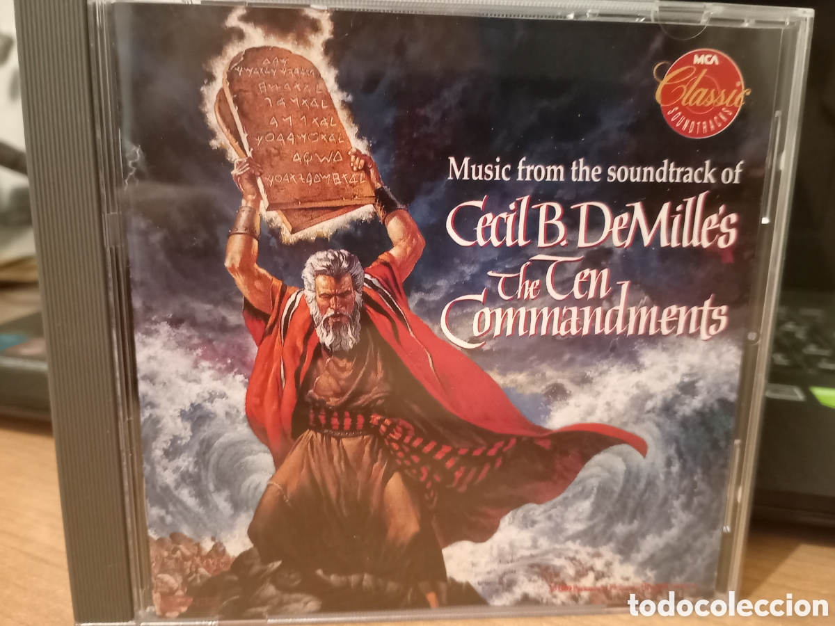 CDs de m&uacute;sica: CD SOUNDTRACK: THE TEN COMMANDMENTS - ELMER BERNSTEIN - Foto 1
