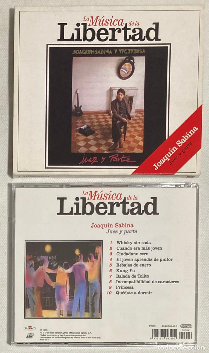 CDs de m&uacute;sica: JOAQUIN SABINA Y VICEVERSA. JUEZ Y PARTE (0579CD) - Foto 3