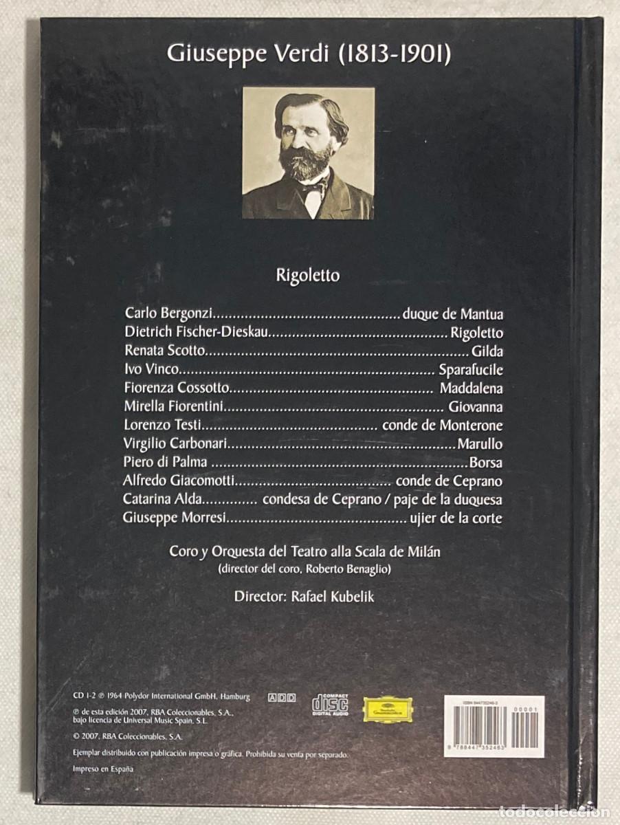 CDs de m&uacute;sica: VERDI. RIGOLETTO. 2 CD&acute;S (0592CD) - Foto 2