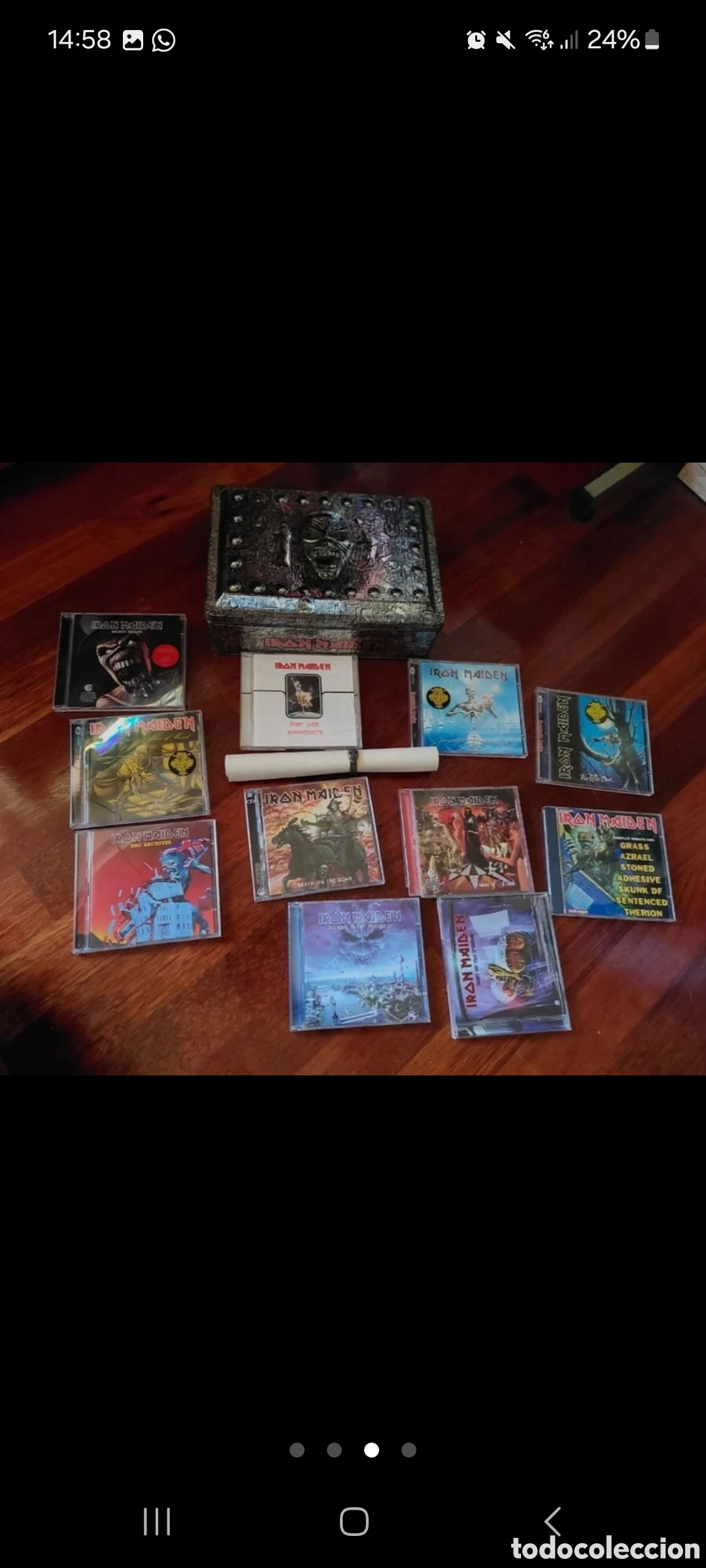 CDs de m&uacute;sica: Lote cd Iron maiden originales - Foto 2