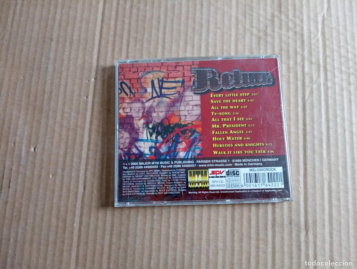 CDs de m&uacute;sica: RETURN - RETURN CD 2005 HARD ROCK - Foto 3