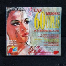 CDs de Música: LAS MEJORES 60 COPLAS DE LA HISTORIA DEL CANTE - VERSIONES ORIGINALES - ECD-107 - 3 CD'S / 831