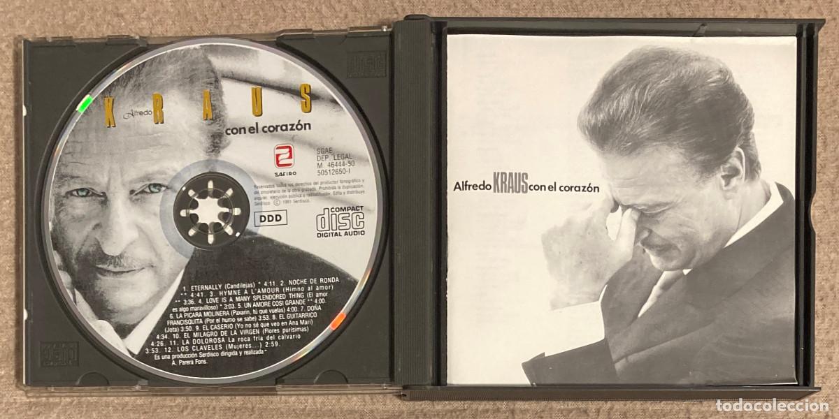 CDs de m&uacute;sica: ALFREDO KRAUS. CON EL CORAZON. 2 CD&acute;S (0632CD) - Foto 3