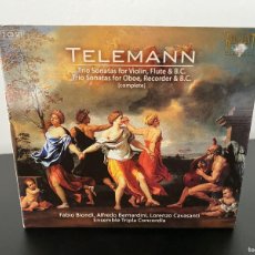 CDs de Música: TELEMANN - ENSEMBLE TRIPLA CONCORDIA - TRIO SONATAS (2XCD, ALBUM)
