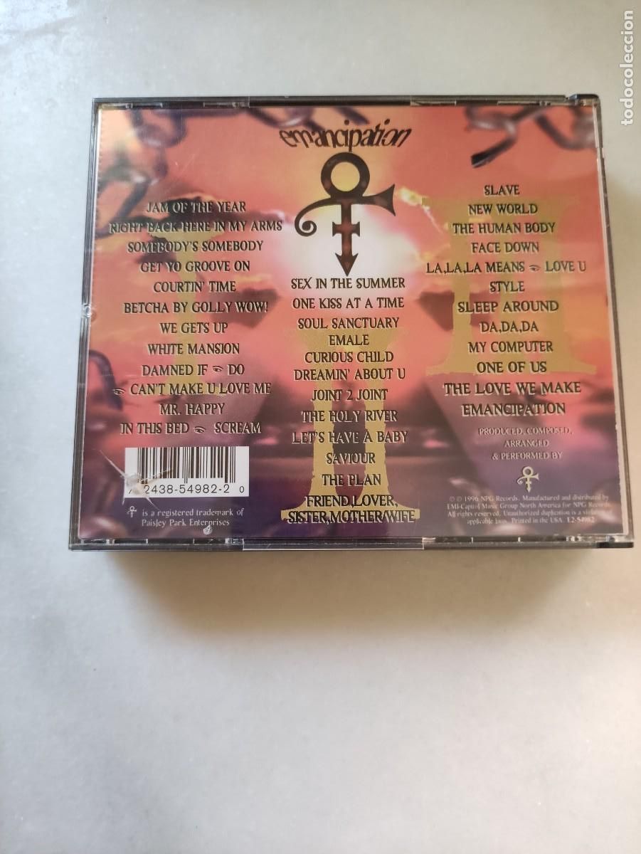 CDs de m&uacute;sica: PRINCE. EMMANCIPATION. TRIPLE CD - Foto 2