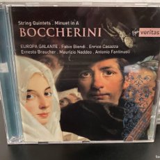 CDs de Música: BOCCHERINI - EUROPA GALANTE, FABIO BIONDI - STRING QUINTETS • MINUET IN A (CD, ALBUM)