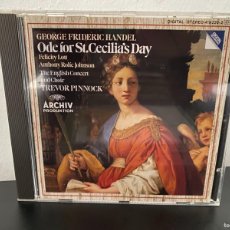 CDs de Música: HÄNDEL - THE ENGLISH CONCERT, TREVOR PINNOCK - ODE FOR ST. CECILIA'S DAY (CD, ALBUM)