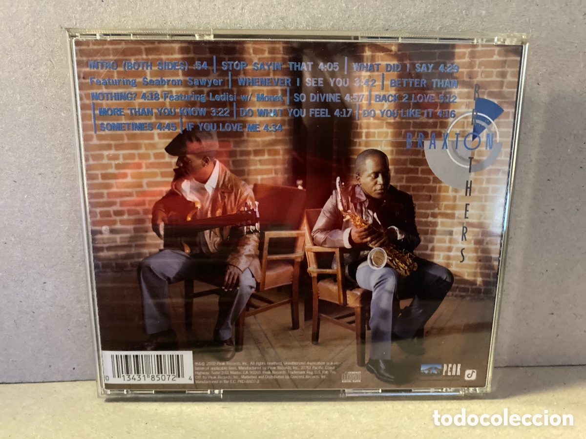 CDs de m&uacute;sica: Braxton Brothers - Both Sides (CD, Album) - Foto 2