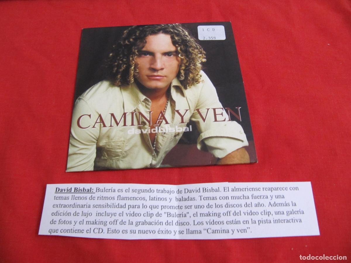 CDs de m&uacute;sica: DAVID BISBAL Camina y ven CD SINGLE CADENA 100 - Foto 1