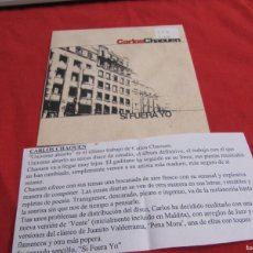 CDs de Música: CARLOS CHAOUEN – SI FUERA YO CD SINGLE CADENA 100-DIFICIL