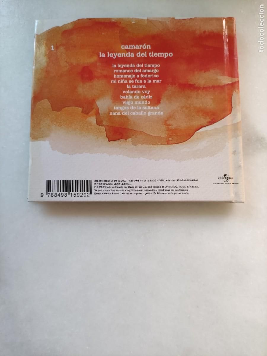 CDs de m&uacute;sica: CAMARON. LA LEYENDA DEL VIENTO. - Foto 2