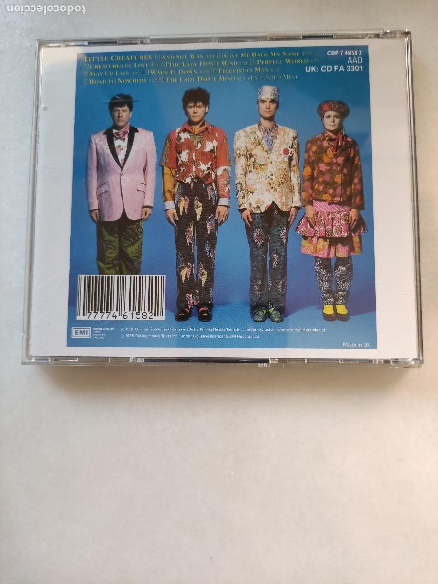 CDs de m&uacute;sica: TALKING HEADS. LITTLE CREATURES. - Foto 2