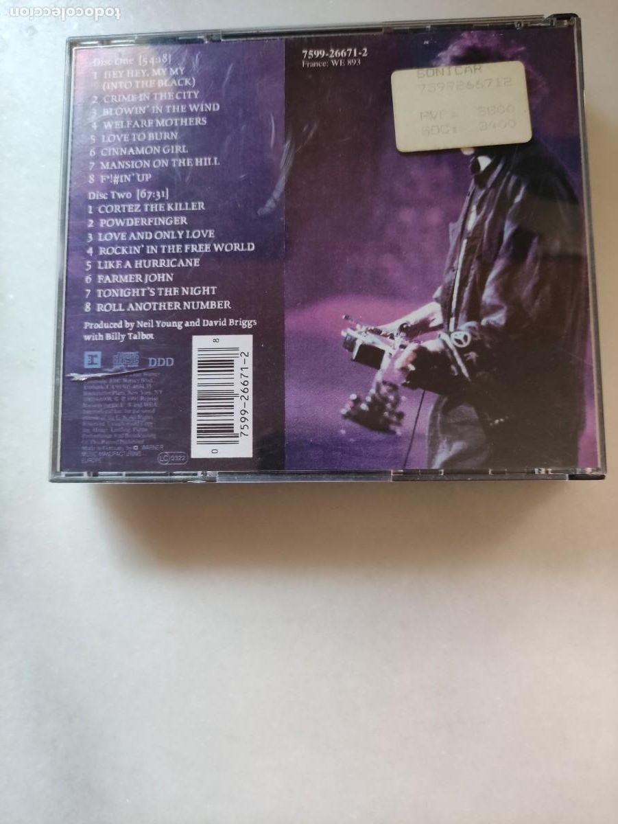 CDs de m&uacute;sica: NEIL YOUNG. WELD. 2 CDS. - Foto 2