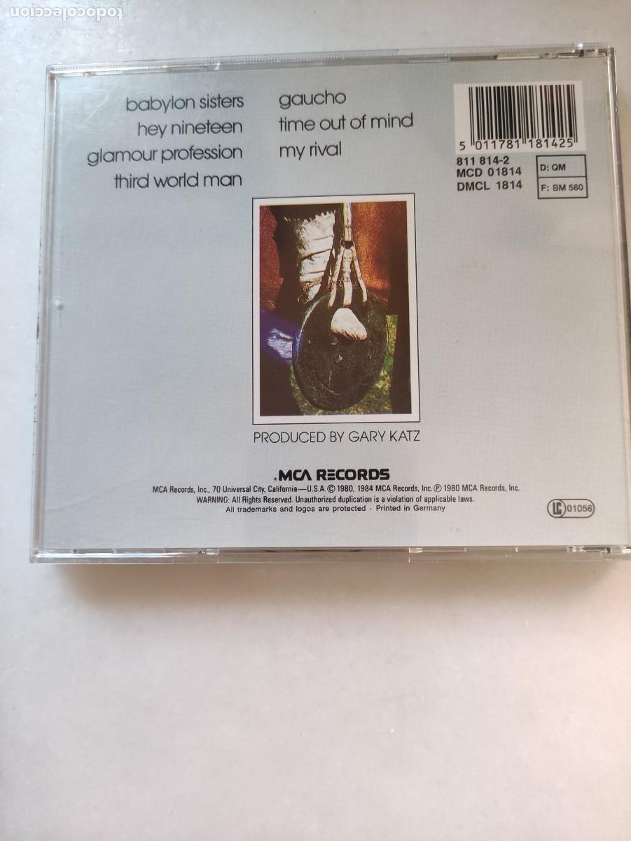 CDs de m&uacute;sica: STEELY DAN. GAUCHO - Foto 2