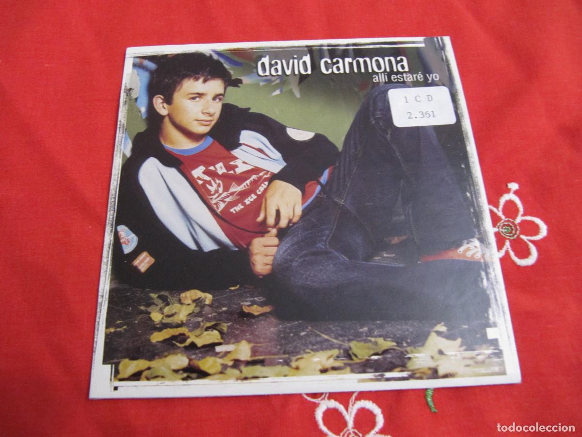 CDs de m&uacute;sica: DAVID CARMONA - ALLI ESTARE YO - CD SINGLE - Foto 1