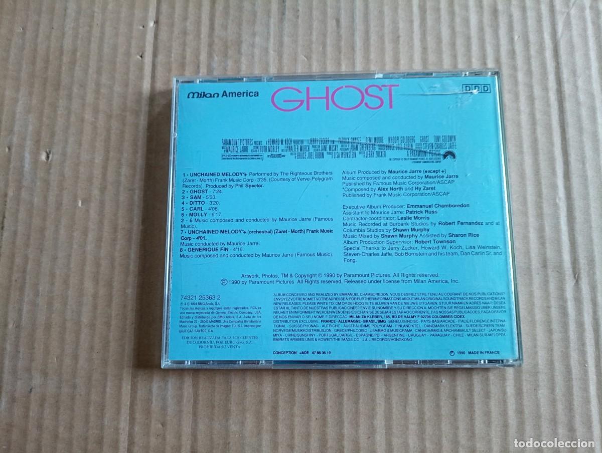 CDs de m&uacute;sica: BANDA SONORA - GHOST CD - Foto 3