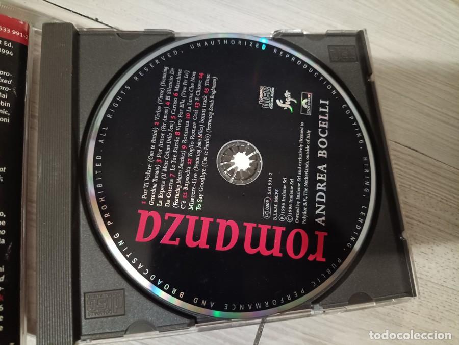 CDs de m&uacute;sica: ANDREA BOCELLI - ROMANZA - Foto 2