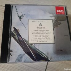 CDs de Música: WILLIAM WALTON - SPITFIRE / CROWN IMPERIAL / HAMLET / RICHARD III.... (EMI BRITISH COMPOSERS)