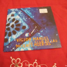 CDs de Música: VÍCTOR MANUEL – EL CLUB DE LAS MUJERES MUERTAS