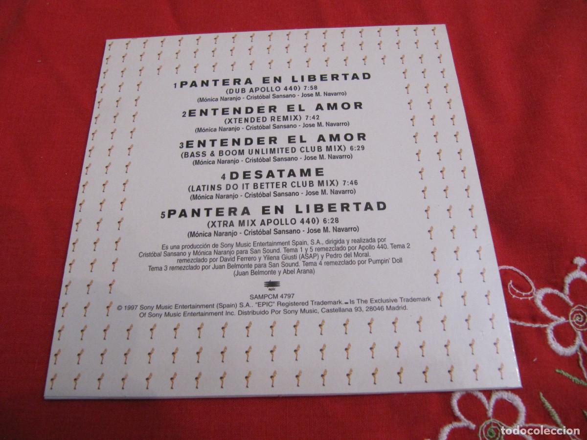 CDs de m&uacute;sica: Monica Naranjo* Remixes CD 5 TEMAS - Foto 2